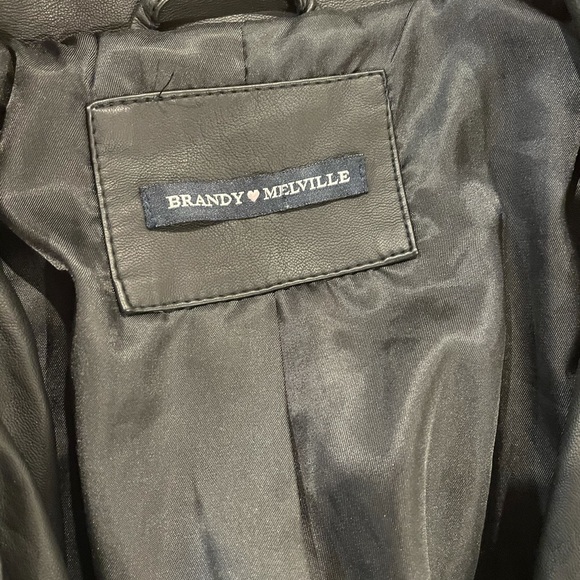 Brandy Melville faux leather jacket - Picture 4 of 4